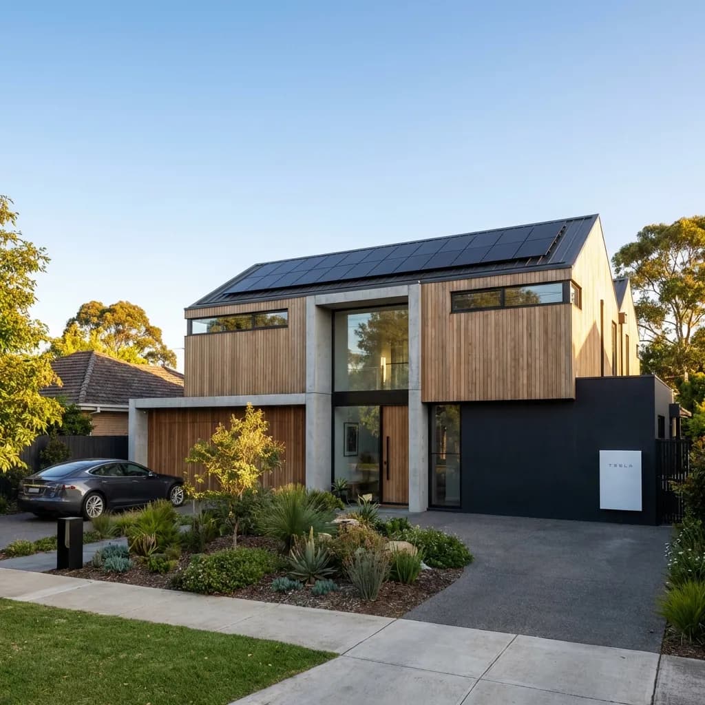 Modern Victorian Home with Solar and Battery