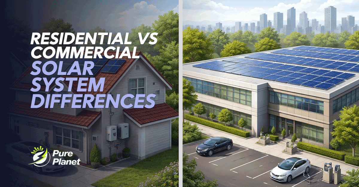 Residential vs Commercial Solar System Differences